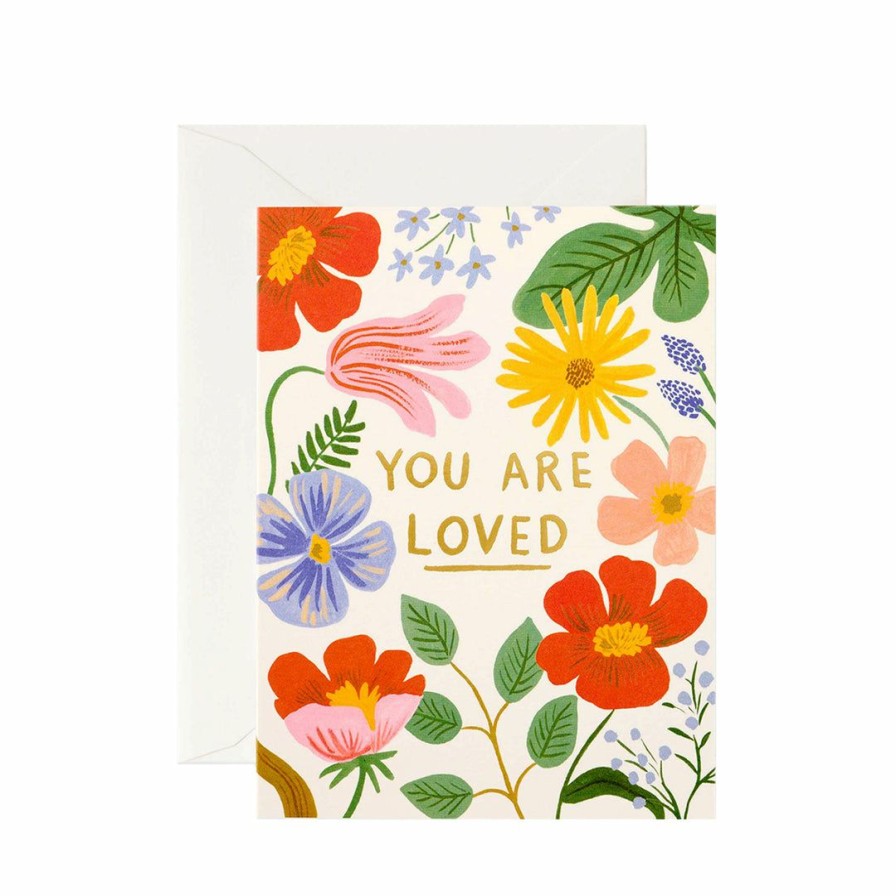 Study * | Rifle Paper Co You Are Loved Card Greeting Cards