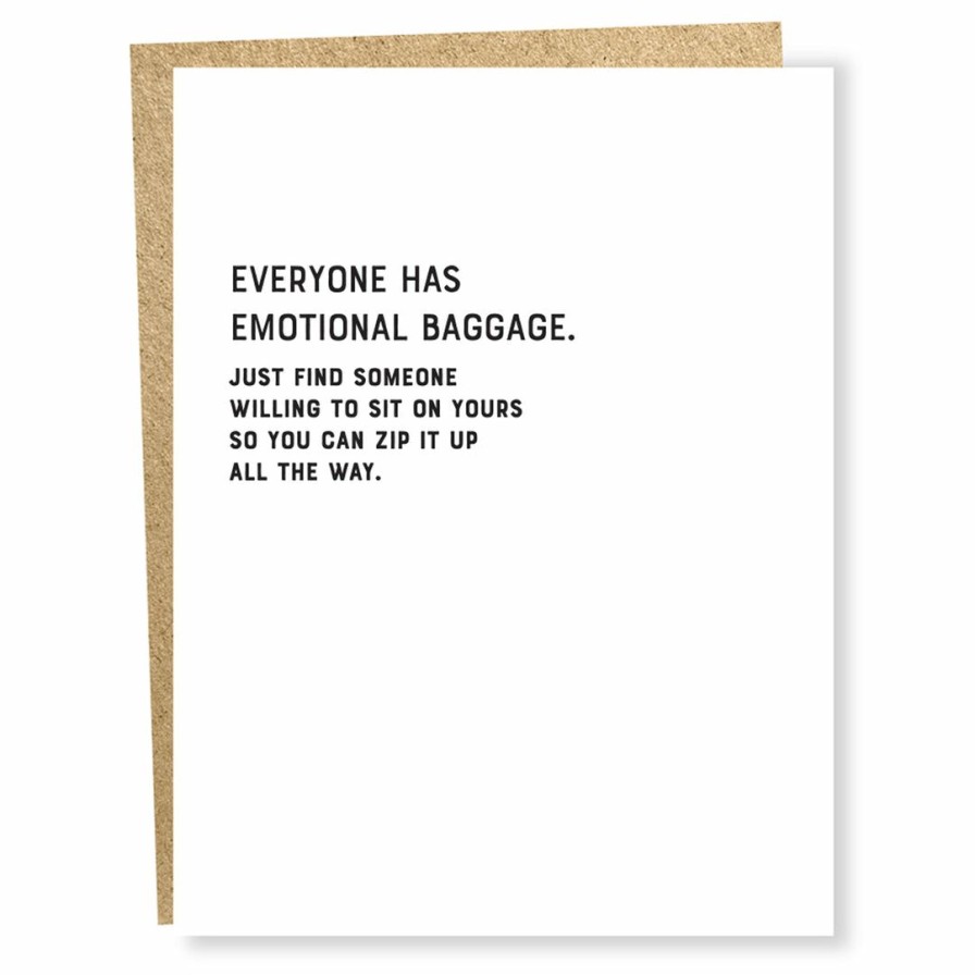 Study * | Sapling Press Emotional Baggage Card