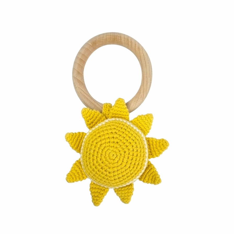 Nursery * | Albetta Crochet Sun Rattle Toy Nursery