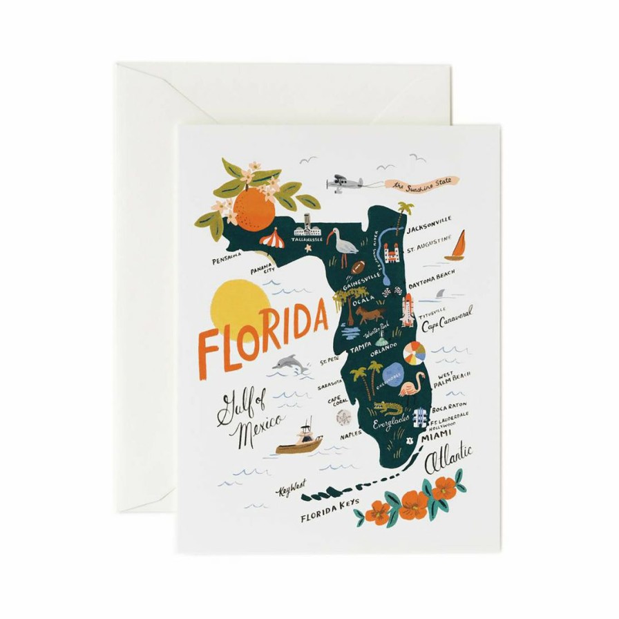 Study * | Rifle Paper Co Summer Florida Art Card