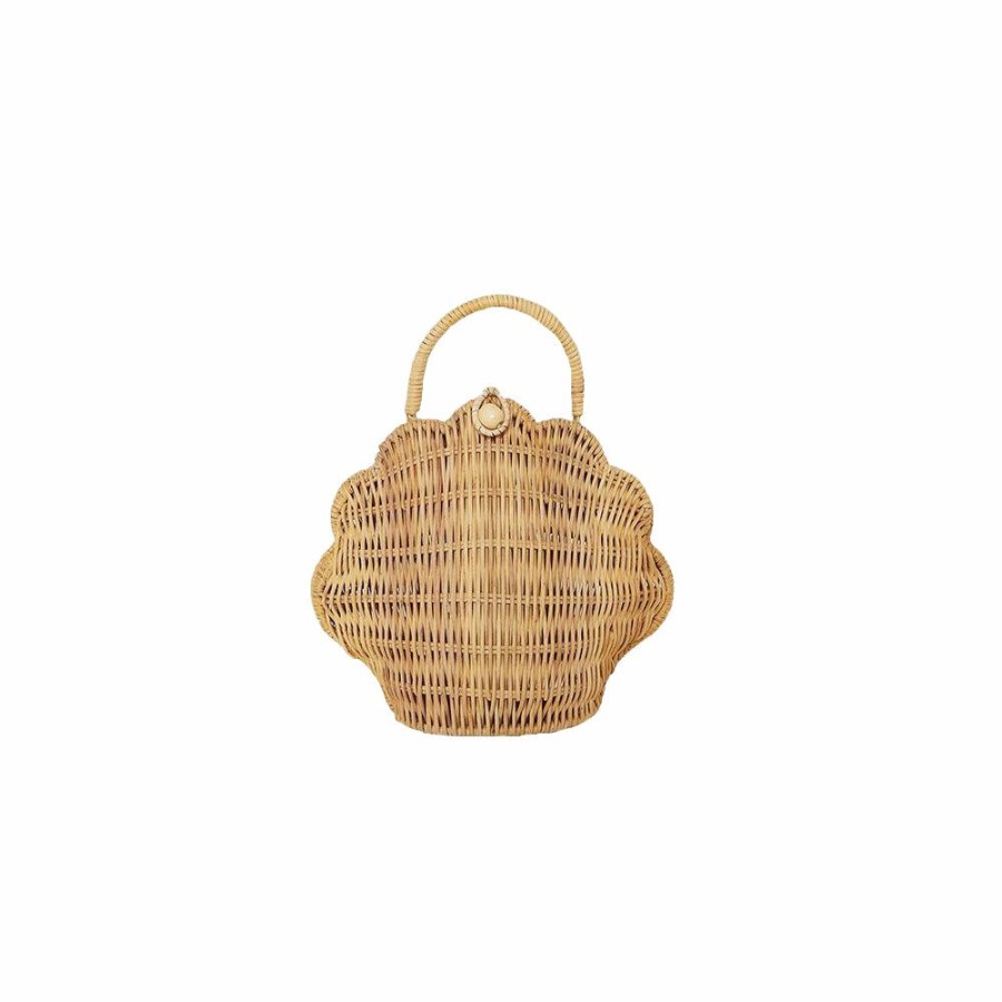 Accessories * | Olliella Straw Shell Bag