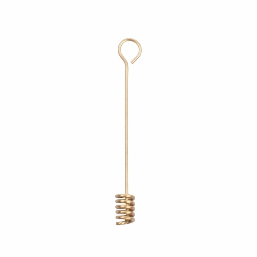 Kitchen * | Civil Alchemy Brass Honey Dipper