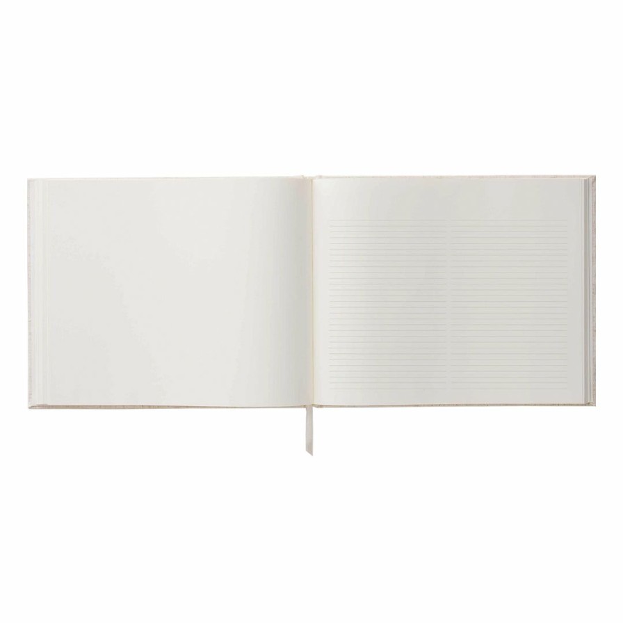 Study * | Rifle Paper Co Wildwood Embroidered Fabric Guest Book