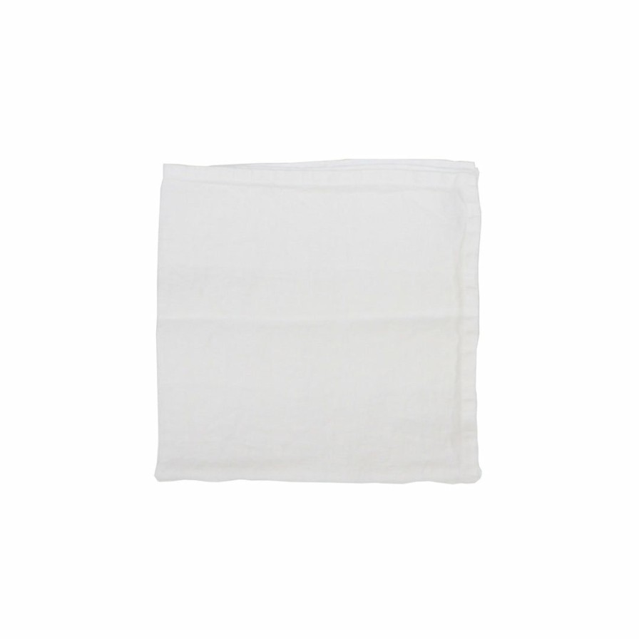 Kitchen * | Deborah Rhodes Kitchen Washed Linen Napkin White