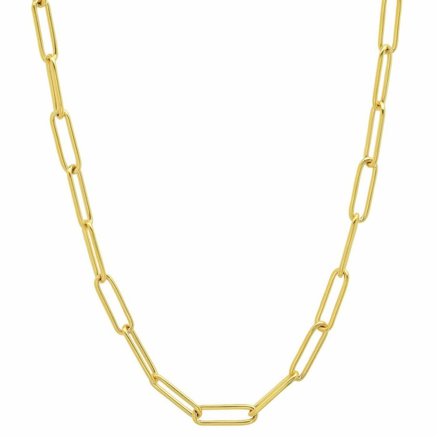 Accessories * | Tai Accessories Gold Cable Chain Necklace