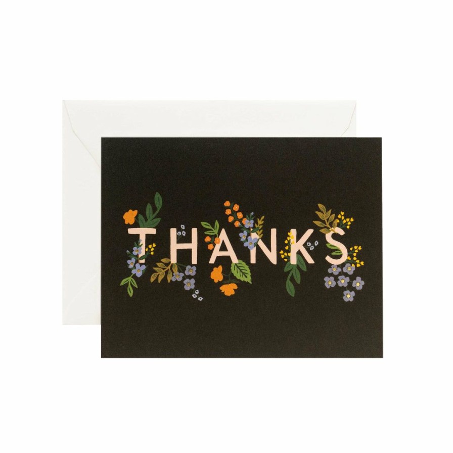 Study * | Rifle Paper Co Greeting Cards Posey Thank You