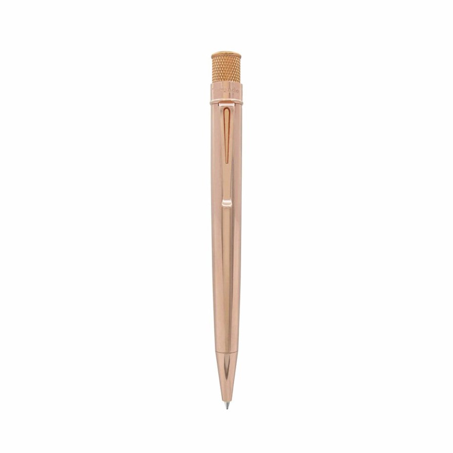 Study * | Retro Tornado Rollerball Pen Raw Copper