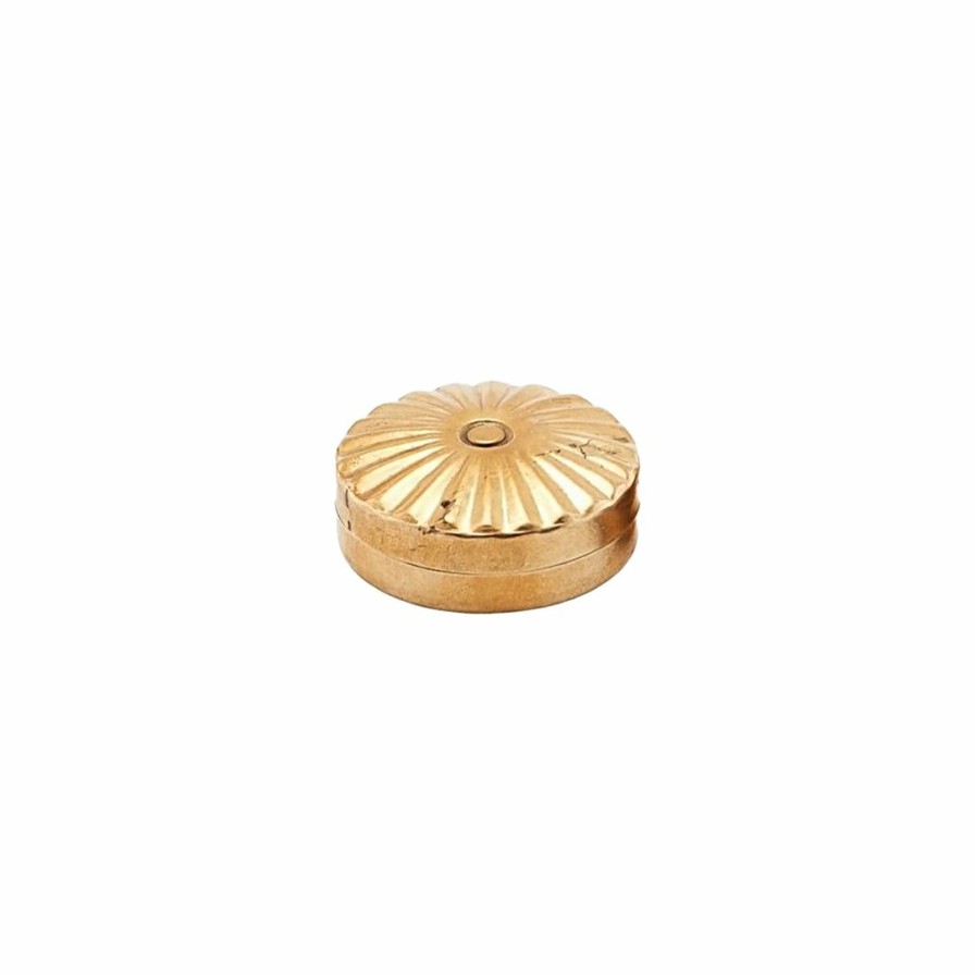 Living * | Meraki Brass Trinket Container Large Living