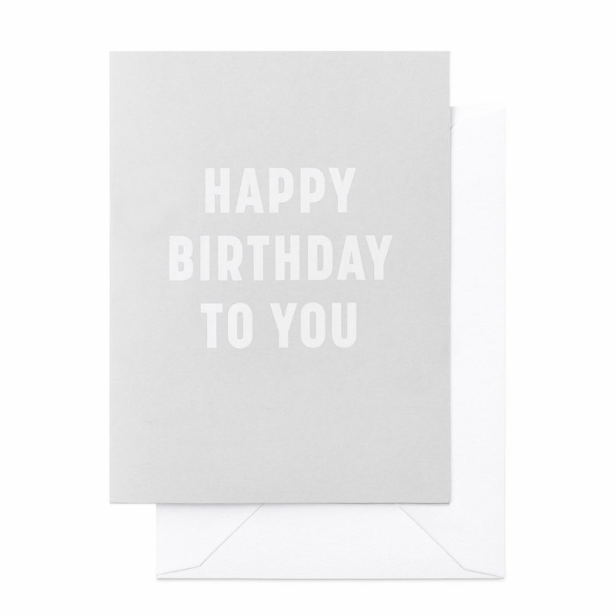 Study * | Sugar Paper Happy Birthday To You Card Greeting Cards