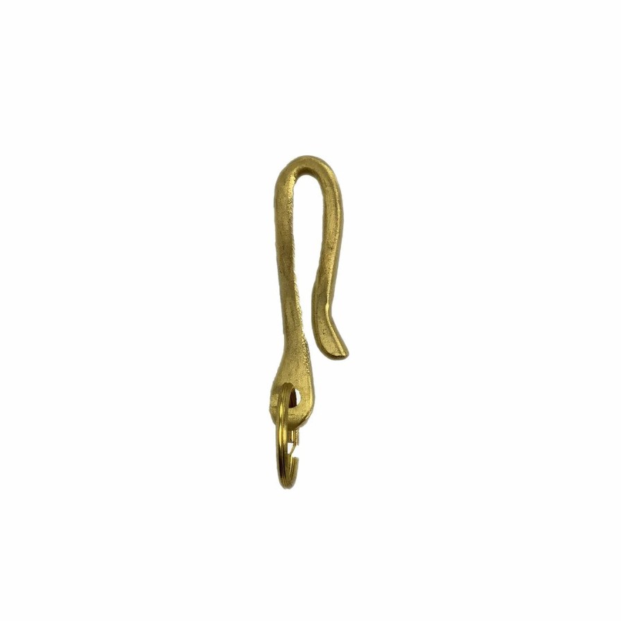 Accessories * | Civil Alchemy Brass Hook Keyring Accessories