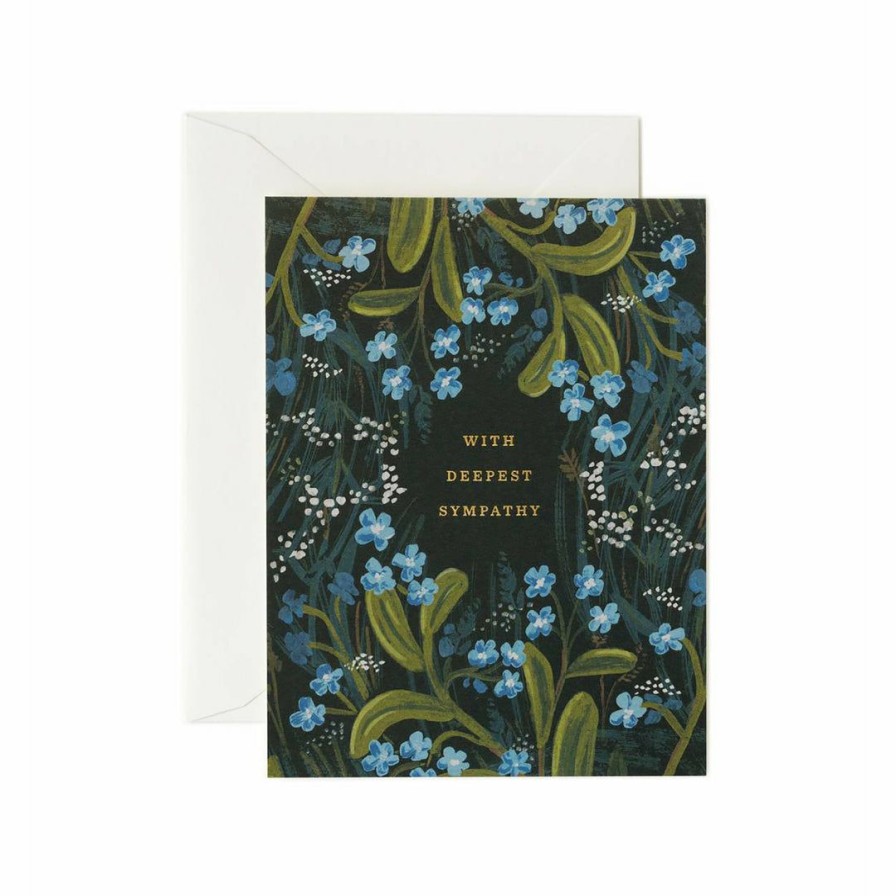 Study * | Rifle Paper Co Sympathy Bouquet Card Greeting Cards