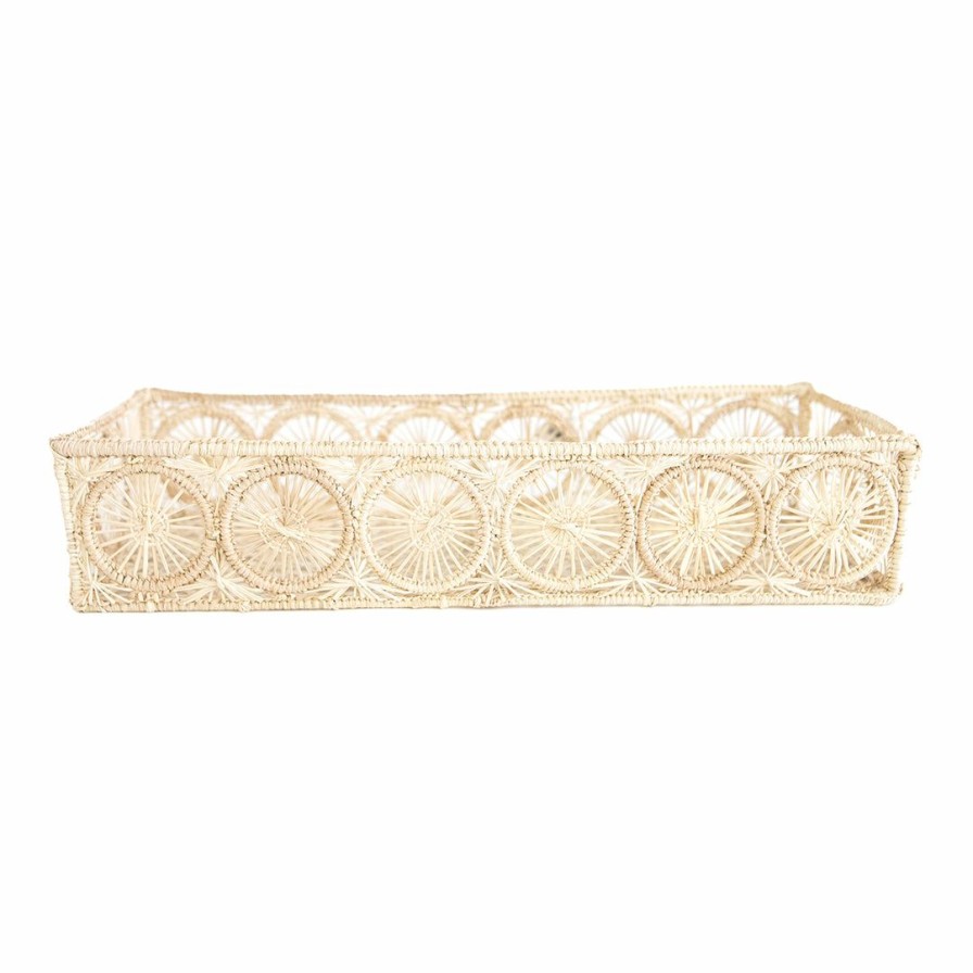 Kitchen * | Myto Design Ritual Summer Sun Weave Rectangle Basket