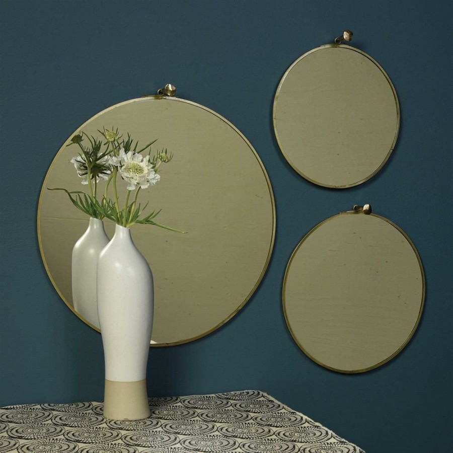 Bath * | Homart Bath Accessories Monroe Round Mirror Medium