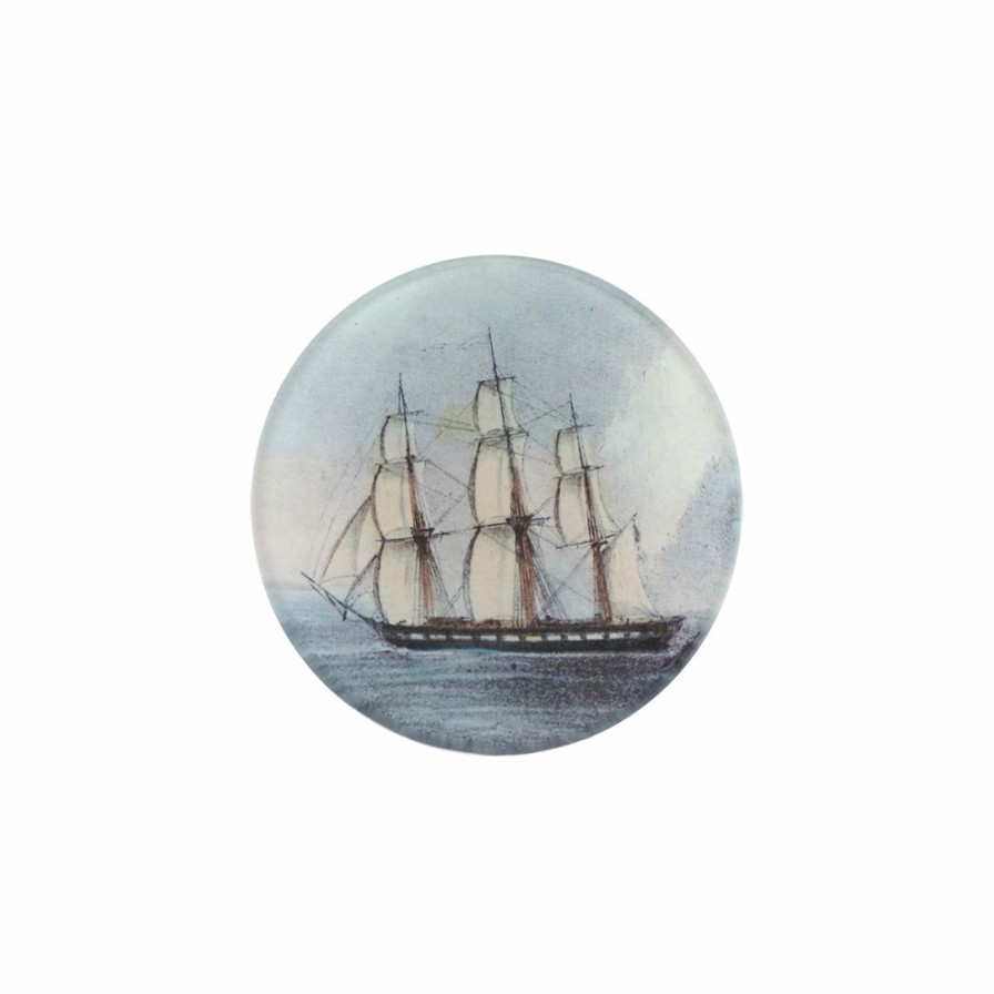 Living * | John Derian Tall Ship Plate Living