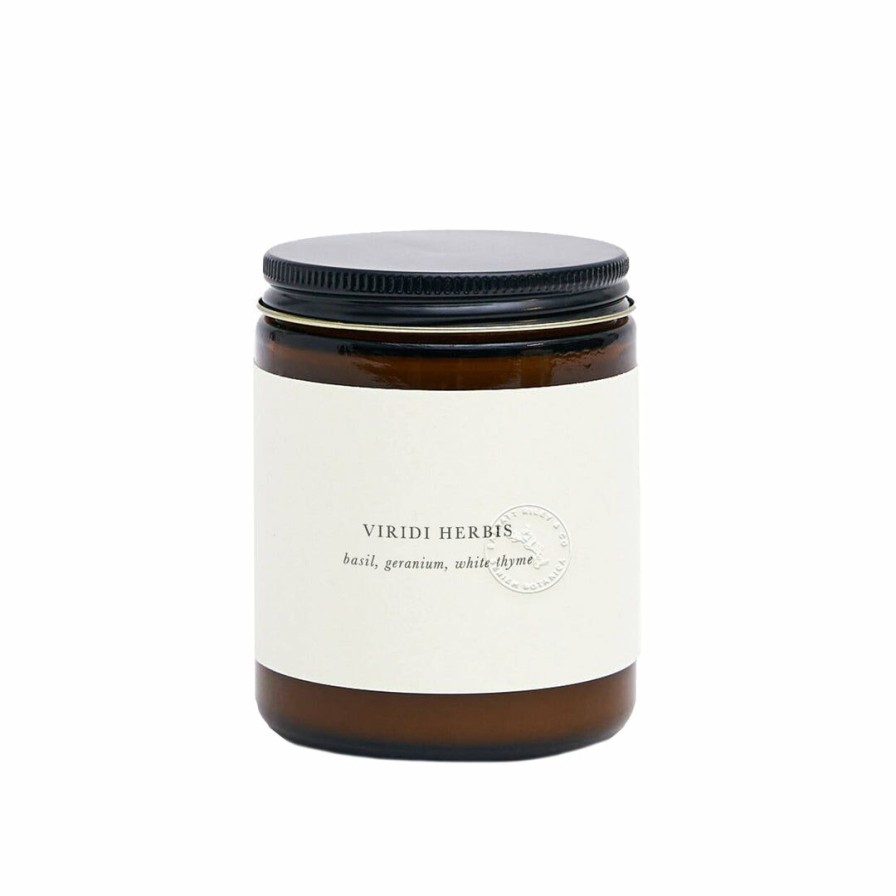 Bath * | Barratt Riley & Co Llc Bath Botanical Candle Viridi Herbis