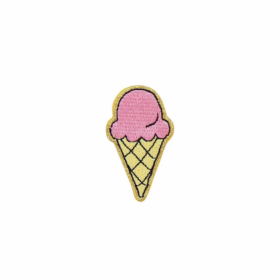 Accessories * | Stoney Clover Lane Ice Cream Cone Sticker Patch Summer