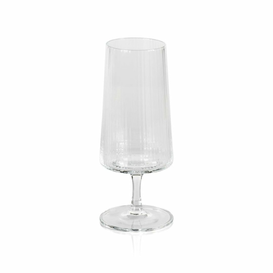 Kitchen * | Zodax Kitchen Bandol Fluted Textured Cocktail Glass