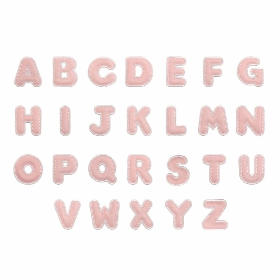 Accessories * | Stoney Clover Lane Accessories Puffy Alphabet Letters A-Z, Pink